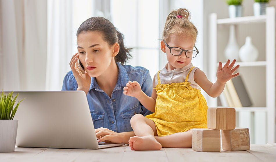 teletrabajo con niños